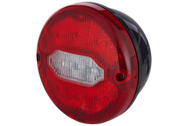 HELLA Heckleuchte - LED - 24V - geschraubt - Lichtscheibenfarbe: rot/transparent - Kabel: 290mm - Stecker: DIN-Bajonett - links/rechts, 2NR 013 155-211