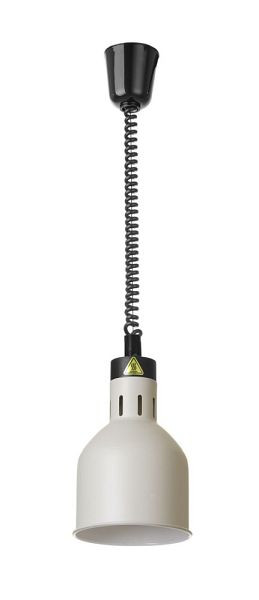 Hendi Höhenverstellbare Wärmelampe, Zylinder weiß 230V 250W, 273821
