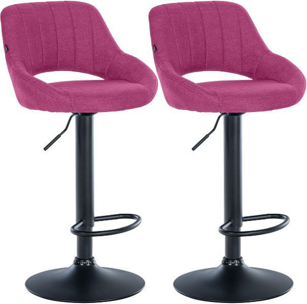 CLP Barhocker Milet Stoff B, lila, VE: 2 Stück, 324418