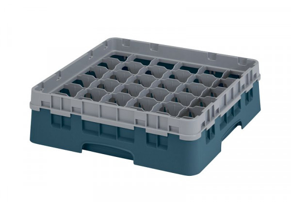Cambro Spülkorb mit 36 Fächer Camrack® 9,2 cm Türkis, 36S318414