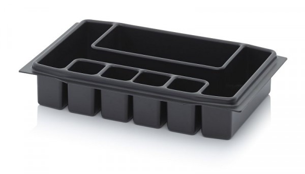 Auer Tiefzieheinsätze Toolboxen 40 x 30 cm, Tiefzieheinsatz 6-fach, TB TE 4306