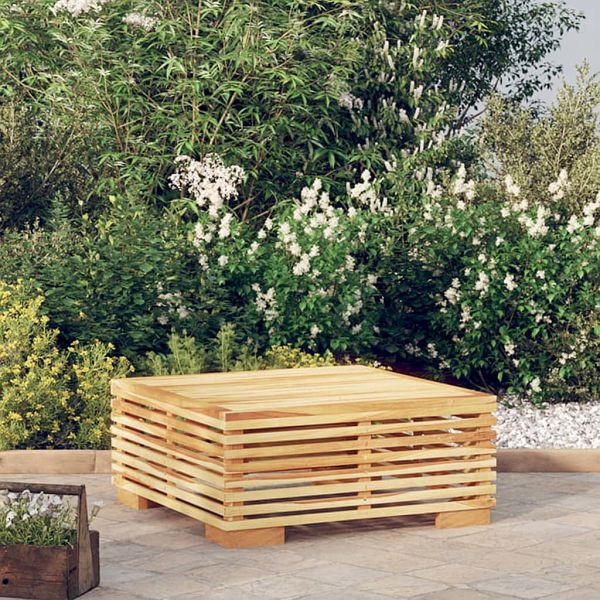 vidaXL Garten-Couchtisch 69,5x69,5x31 cm Massivholz Teak, 319162