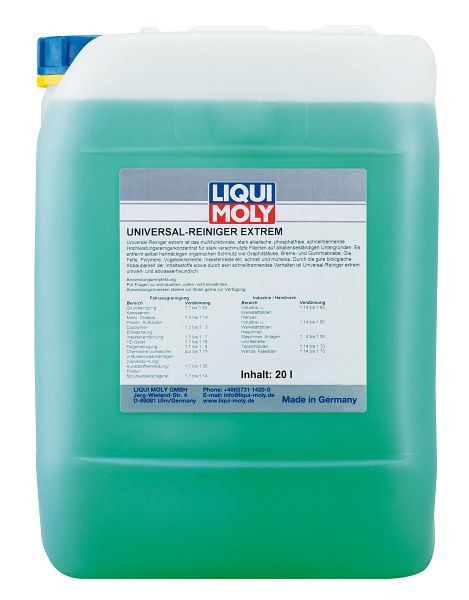LIQUI MOLY Universalreiniger extrem, Kanister Kunststoff, VE: 20 Liter, 21671