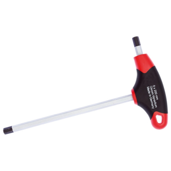 Dönges 6-kant-T-Griff-Stiftschlüsseldreher mit 2 Klingen, 6,0 mm, 125 mm, VE: 10 Stück, 131167