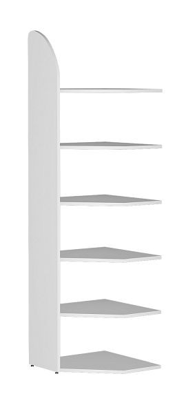 Kerkmann Eckfeld DANTE 2250 mm 6 Eckböden, weiß, 50971410