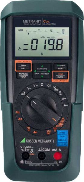 Gossen Metrawatt TRMS Multimeter, Motorwicklungs- und Isolationstester mit 30.000 Digits, METRAHIT COIL, M246C