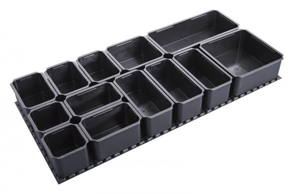 Unior Kunststoffboxen-Set mit Unterlage, mm, 627395
