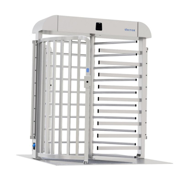 STEIN HGS V-Turnstile, 850 mm, Gesamthöhe 2370 mm, elektro mechanisch, aus Stahlplatte, 80624.0003