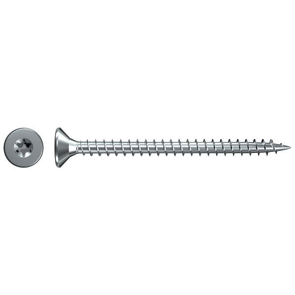 Fischer Classic-Fast II 4,5x25 Senkkopf blauverzinkt Vollgewinde TX, VE: 1000 Stück, 551170