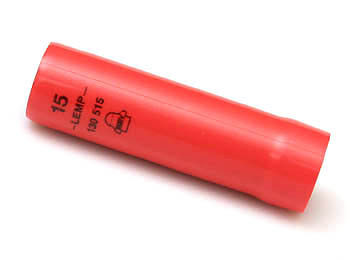 Lemp Steckschlüssel Einsatz 15mm 1/2" extra tief 6 kt, 130515