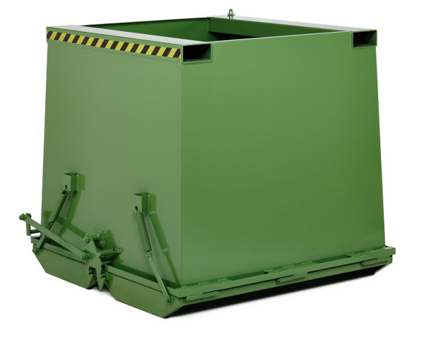 RR Industrietechnik Klappbodenbehälter Typ RKC-50 RAL 6011, 100800515