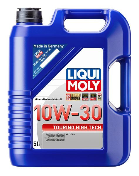 LIQUI MOLY Motoröl Touring High Tech 10W-30, Kanister Kunststoff, VE: 5 Liter, 1272
