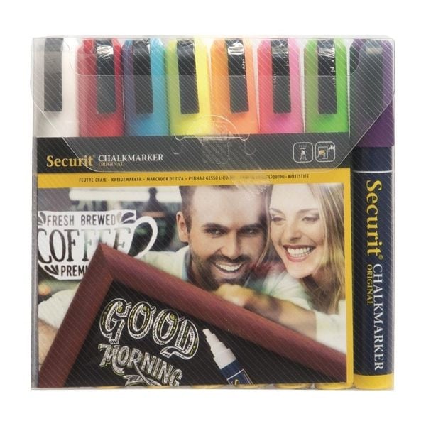 Securit Set Kreidestifte 6mm, einfach zu reinigen, Y999
