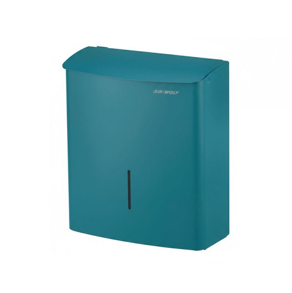 Air Wolf Hygieneabfallbehälter, blau-grün RAL 5021, 10 Liter Fassungsvolumen, 60-376