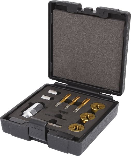 KS Tools 3/8" Gewindeschneid-Satz für Radmuttern- und Schrauben, 11-teilig, 150.1420