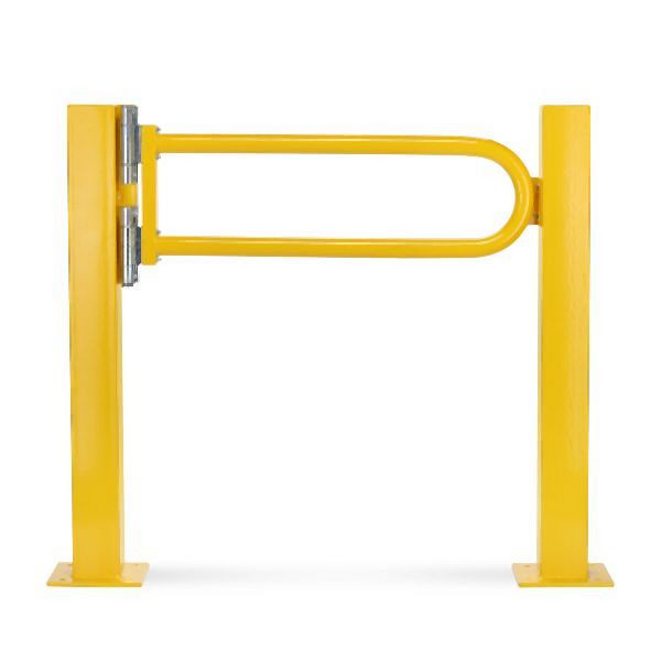 CRASH STOP Schwingtür Sicherheitsgeländer mit Endpfosten, SWTSG-PE