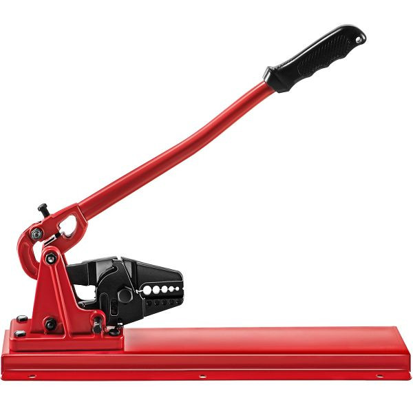 VEVOR 24-Zoll-Tisch-Stauchwerkzeug, Hand-Stauchgerät für Drahtseile, Kabel, 5 Hohlräume, 1/16"-3/16, YXQ24ZSYJQ0000001V0