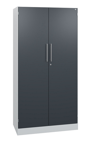 C+P Flügeltürenschrank Asisto, H1635xB800xT435mm, 7035/7016, 141013-000 S10140
