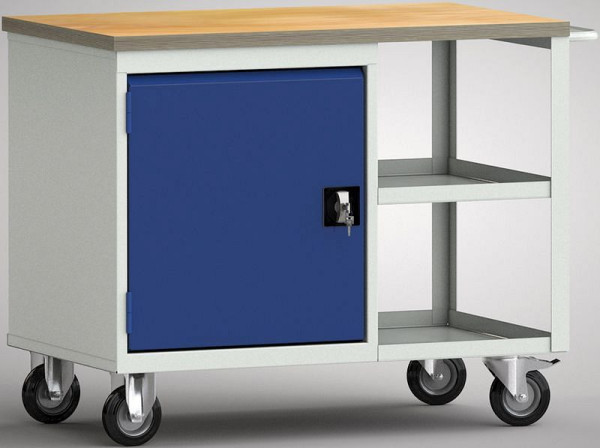 KLW Werkbank - 1000 x 620 x 830 mm L x T x H, Tür 550 mm, WS822N-1000M20-E7026