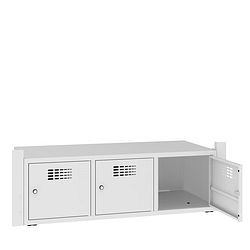 Eurobox Schuhschrank 3 Fächer, 340 x 1.083 x 430 mm, 3070-1203