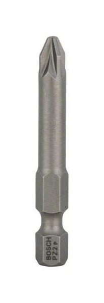 Bosch Schrauberbit Extra-Hart PZ 2, 49 mm, 3er-Pack, VE: 5 Stück, 2607001577