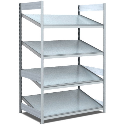 BITO Bereitstellregal schräg 1999x1058x824 Grundfeld verzinkt/lose FP, 52962