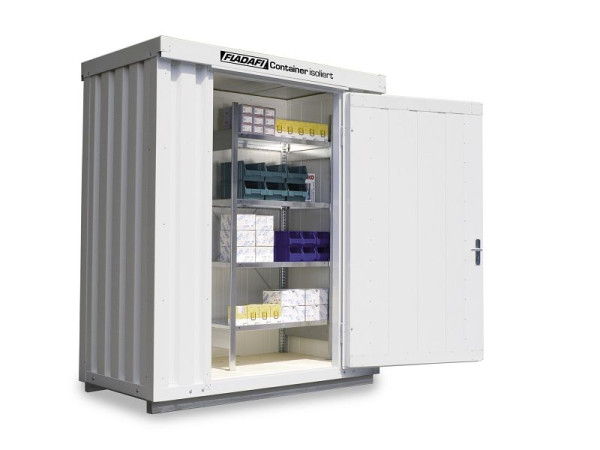 FLADAFI Materialcontainer IC 1100, isoliert, mit isoliertem Boden, 2.100 x 1.140 x 2.500 mm, F2221110101-911