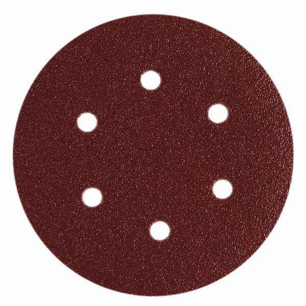 HiKOKI Haftschleifblatt 150mm P100, Rot, VE: 10 Stück, 753114