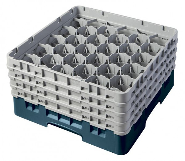 Cambro Spülkorb mit 30 Fächer Camrack® 21,5 cm Türkis, 30S800414