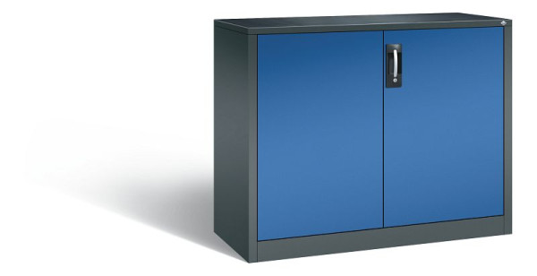 C+P Werkzeugschrank Acurado, H1000xB1200xT500mm, Farbe: Anthrazitgrau / Enzianblau, Muldengriff, 8831-000 S10317