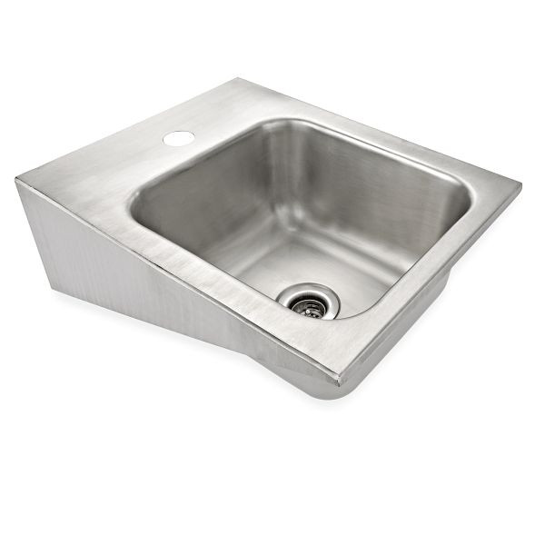 WAS Handwaschbecken, 32 x 41,5 x 15 cm, Chromnickelstahl, 1975000