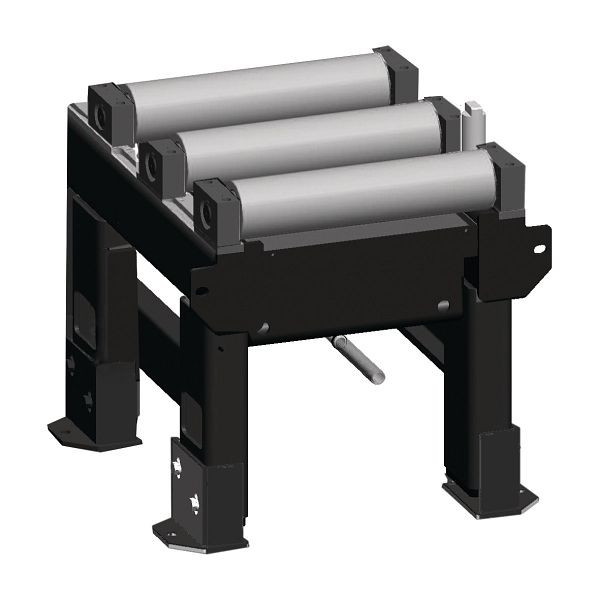 Metallkraft Rollenbahn 1000 x 570 mm mit gehärteten Rollen, 3649790