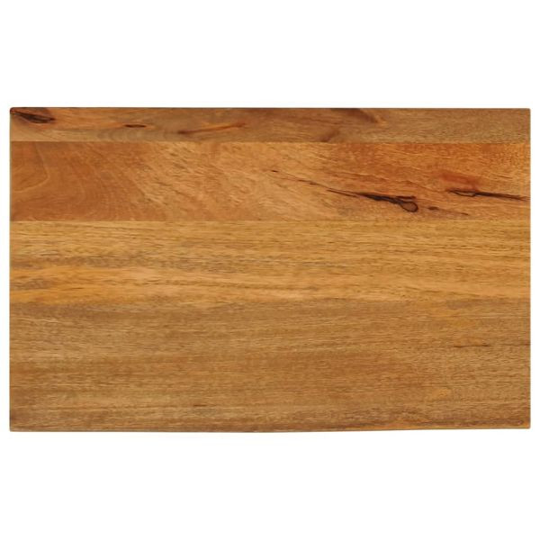 vidaXL Tischplatte mit Baumkante 60x40x3,8 cm Massivholz Mango, 370584