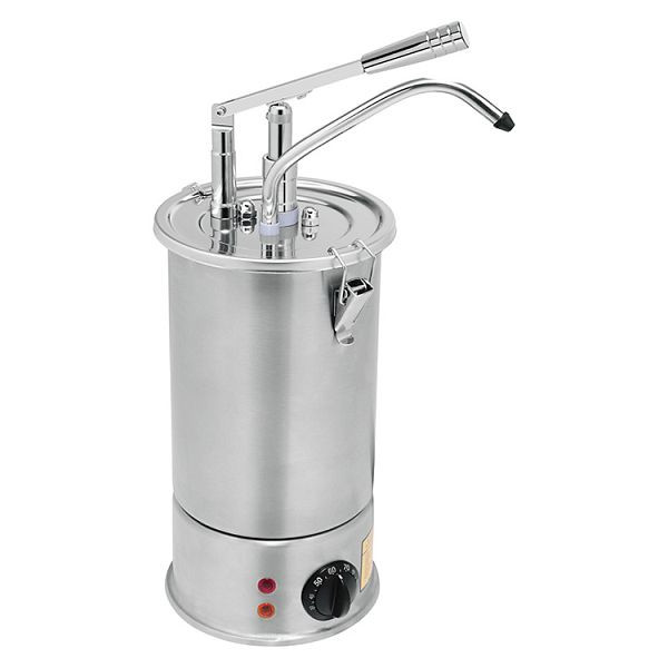 Gastro-Inox Warmhaltgerät, rundes Modell Dispenser mit Hebelbedienung, 230V, 503.160