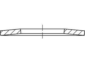Tellerfedern EN 16983 Stahl 40 x 16,3 x 2,0 VE=S (100 Stück)