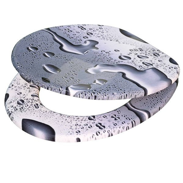 casaria Toilettensitz Waterdrops mit Absenkautomatik, 109400