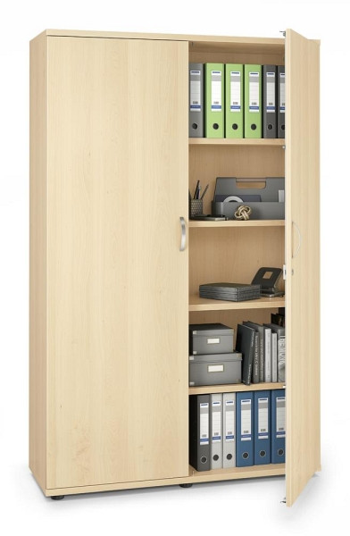 Deskin Flügeltürenschrank MULTI M pro, Dekor: Ahorndekor, BxHxT: 1200 x 1890 x 420 mm, 250417