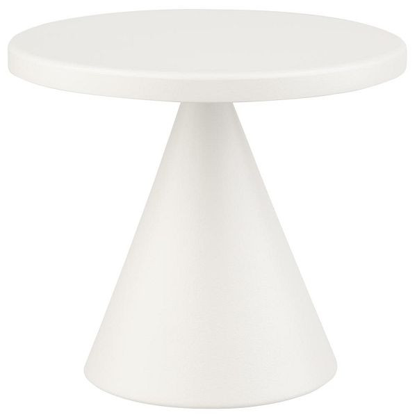 APS Tischleuchte "CONE MINI", Akku-Leuchte, inkl. Ladestation, USB-Ladekabel und Fernbedienung, Höhe 11,5 cm, Weiß, 17100