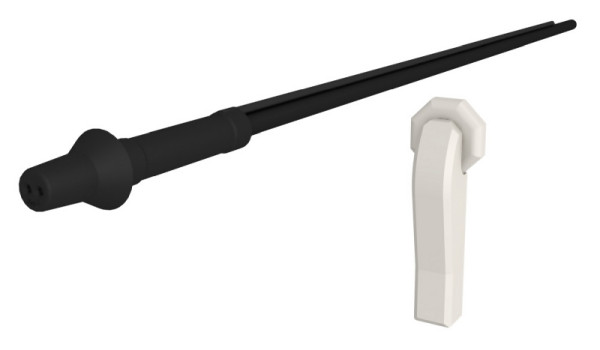 Hauff Universal-Gebäudeeinführung für Gebäude mit oder ohne Keller, für Medienrohr Øa: 5-7 mm, Baulänge: 1300 mm, Anzahl Kabel: 2, 200-1200 mm, 3030380167