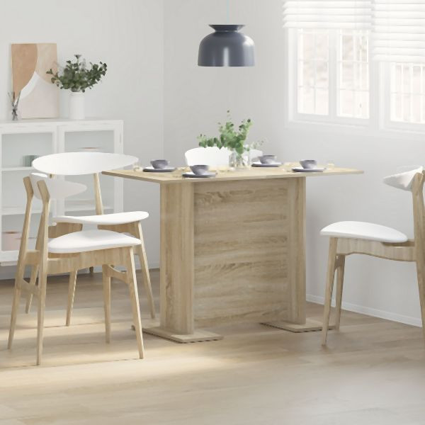 vidaXL Esstisch Sonoma Eiche 110x60x75 cm Holzwerkstoff, 863162