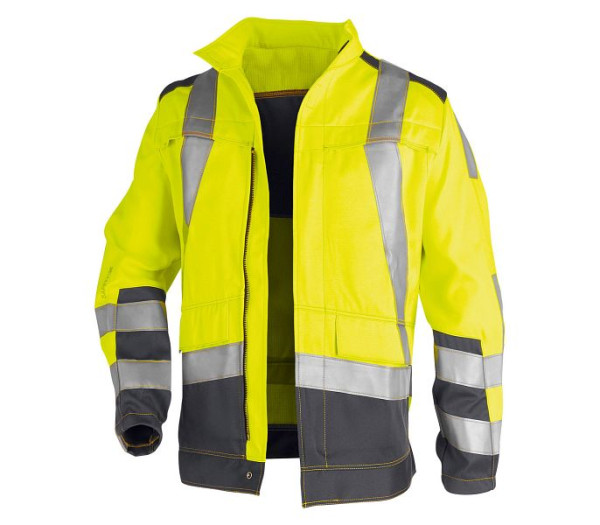 Kübler SAFETY 7 Jacke PSA 3, Farbe: warngelb/anthrazit, Größe: 60, 1779 8420-3497-60