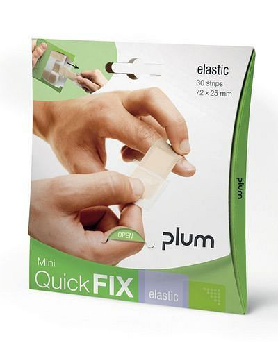 DENIOS QuickFix Mini-Pflasterspender, inklusive Pflaster, elastisch, VE: 30 Stück, 180830