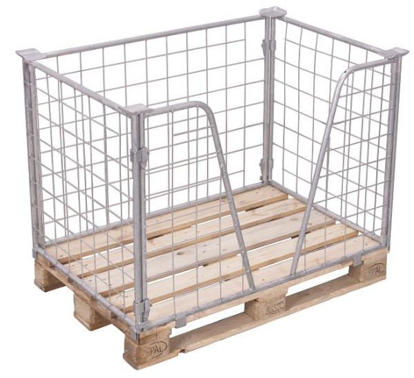 VARIOfit Palettenaufsatz Typ 63, verzinkt, Innenmaße: 1.160 x 960 mm, Nutzhöhe: 1.000 mm, vpa-100.019
