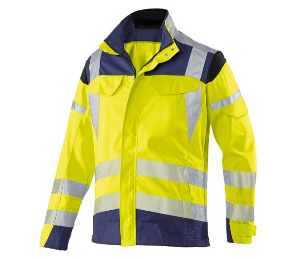 Kübler REFLECTIQ Jacke PSA 2, Farbe: warngelb/dunkelblau, Größe: 98, 1207 8340-3448-98
