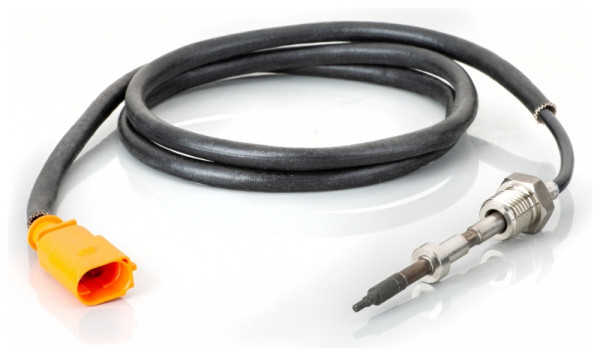 HELLA Sensor, Abgastemperatur, 2-polig, geschraubt, Kabel: 1050mm, 6PT 014 494-771