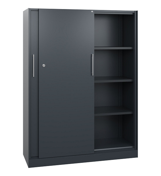 C+P Schiebetürenschrank Asisto, H1635xB1200xT435mm, 7016/7016, 142011-000 S10083