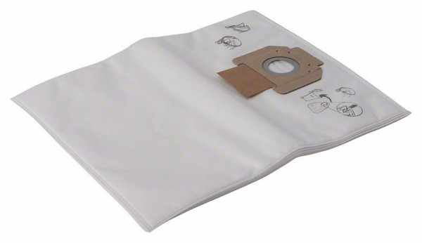 Bosch Vliesbeutel 5er-Pack, passend zu GAS 20 L Professional, 2605411229