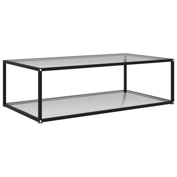 vidaXL Couchtisch Transparent 120x60x35 cm Hartglas, 322902