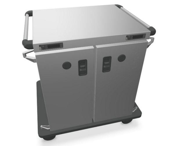 B.PRO BPT E 2 x 18 duo H/H 2 fächriger Speisentransportbehälter, 575206