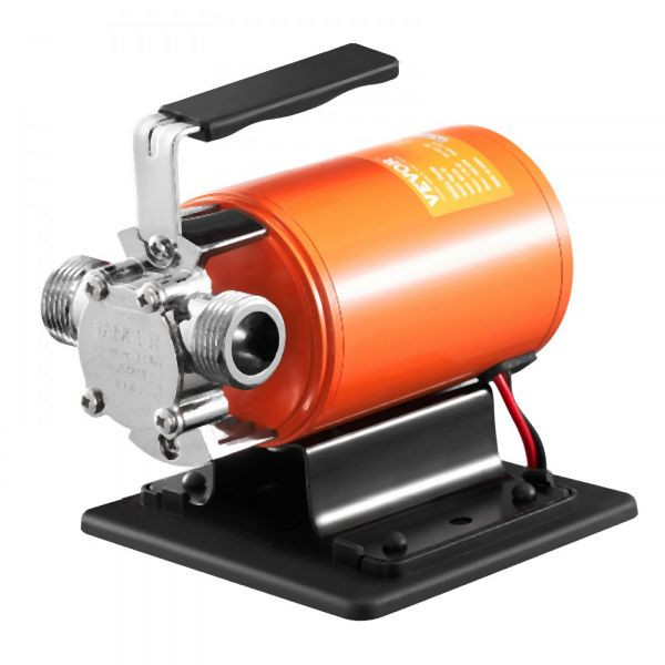 VEVOR 12V 360 GPH 1/10 PS Tragbare Wassertransferpumpe mit 1,8m Schlauch, ZLSCB110HP360ALABV9